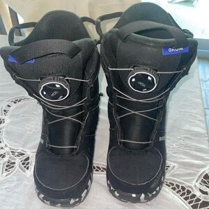 Burton Grom Boa Black Snow Boot Kid's Size 2